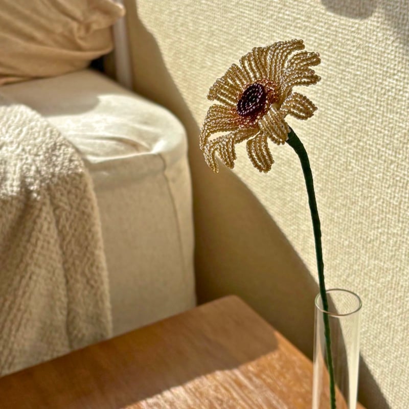 ガーベラのビーズフラワー | cocohana