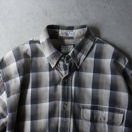 1990s WINDSOR SHIRT Flannel Shirt