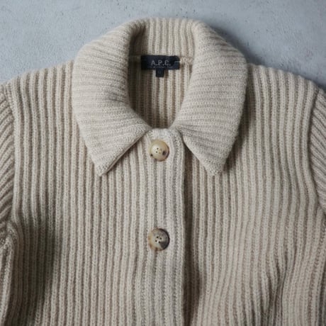 1990s A.P.C. Knit Jacket