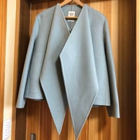 HERMES エルメス コート アイレットクラスプ ベビーカシミア 