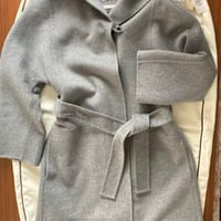 HERMES エルメス コート アイレットクラスプ ベビーカシミア