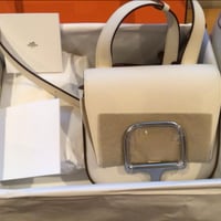 HERMES エルメス プティアッシュ シェーヌダンクル柄 ハンドバッグ 