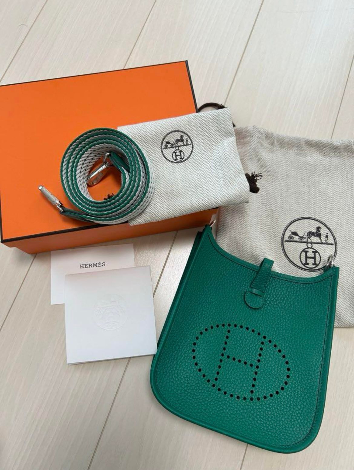 HERMES エルメス ミニエブリン TPM アマゾーヌ | エルメス専門店 Amsterdam