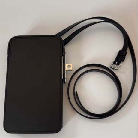 HERMES エルメス アカボックス スマートフォンケース ショルダーバッグ