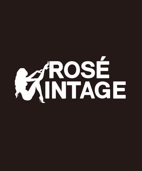 ROSÉ VINTAGE [TEE-BLACK] Bunny Girl