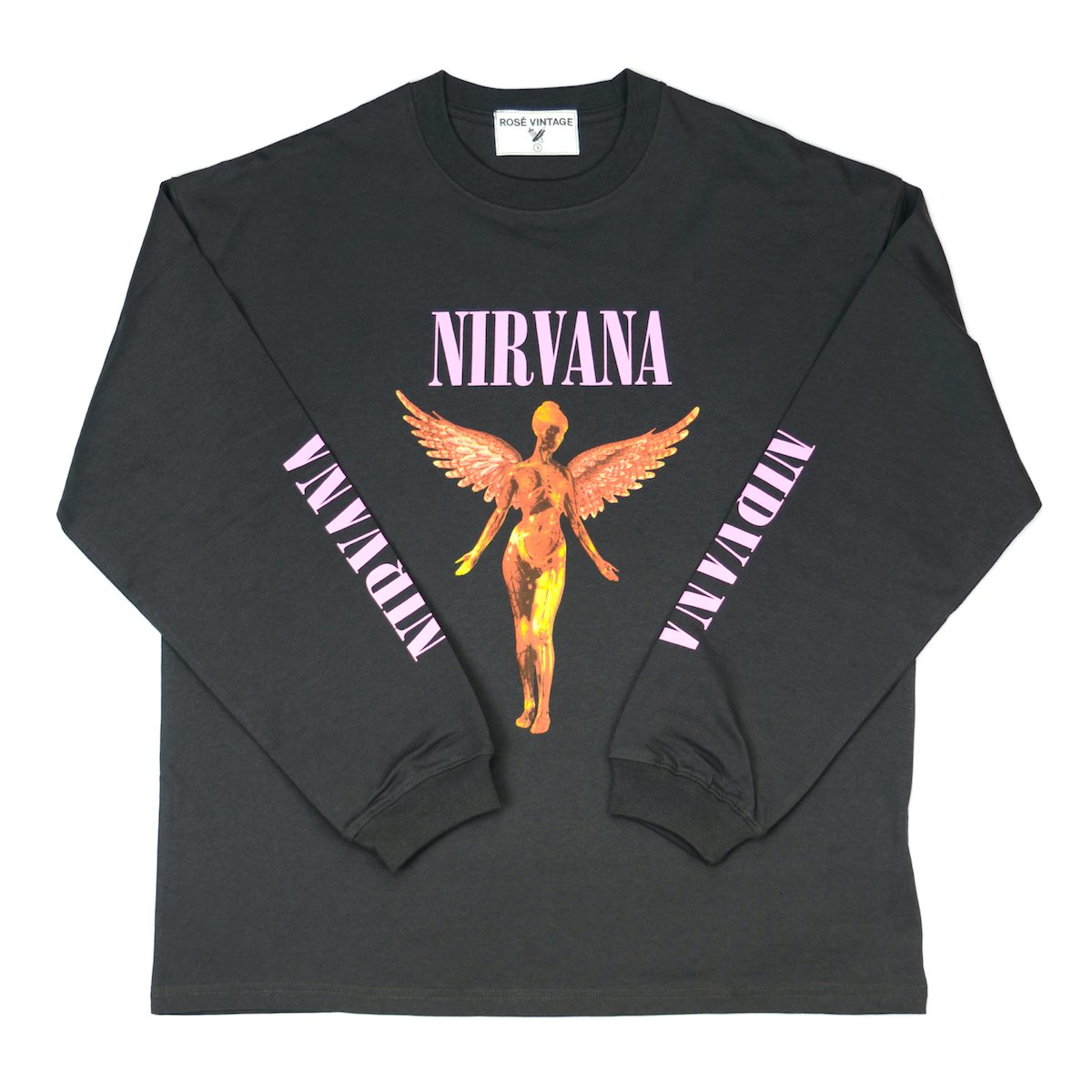 ROSÉ VINTAGE [Longsleeve T-Shirt] NIRVANA 2色展開