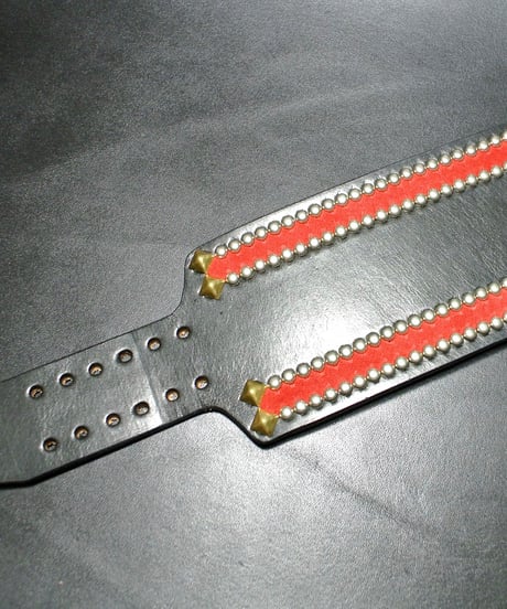 【受注生産】DISCORDANCE [Bangle] Red LINE 70mm幅 - Black