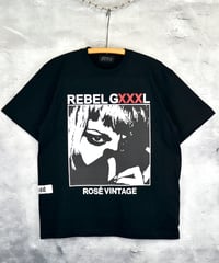 ROSÉ VINTAGE [TEE-BLACK] REBEL GXXXL