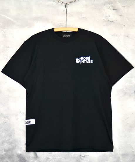 ROSÉ VINTAGE [TEE-BLACK] Bunny Girl