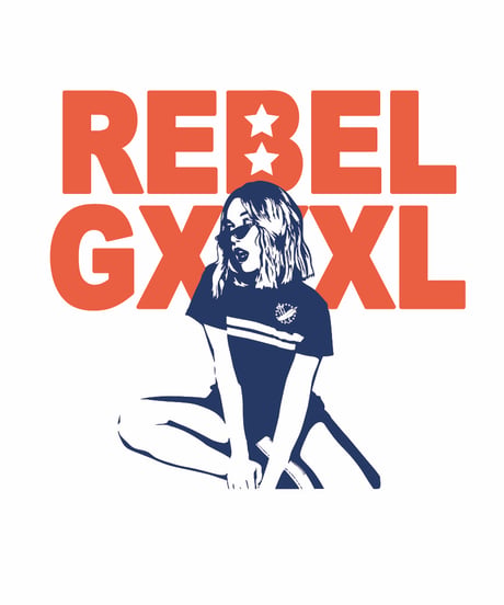 ROSÉ VINTAGE [TEE-White] REBEL GXXXL