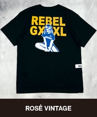ROSÉ VINTAGE [TEE-BLACK] REBEL GXXXL