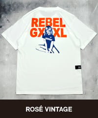 ROSÉ VINTAGE [TEE-White] REBEL GXXXL