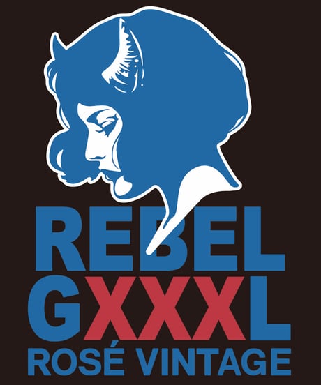 ROSÉ VINTAGE [TEE-BLACK] DEVIL GXXXL