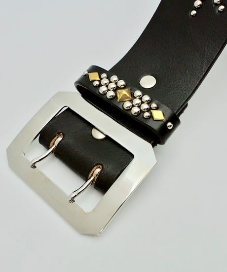 【受注生産】DISCORDANCE [Belt] Red Trump 48mm幅 - Black