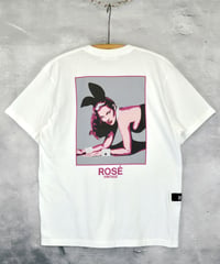 ROSÉ VINTAGE [TEE-WHITE] Bunny Girl