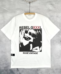 ROSÉ VINTAGE [TEE-White] REBEL GXXXL