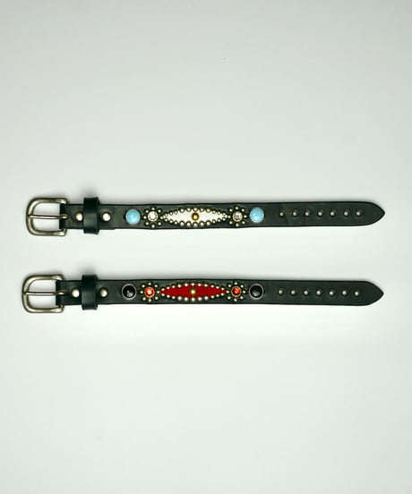 【受注生産】DISCORDANCE [WRIST BAND-Eye] 1.8cm幅 - Black
