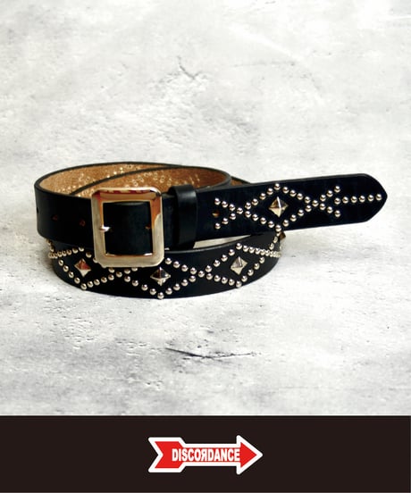 【受注生産】DISCORDANCE [Rhombus] 3.4cm幅 - Black