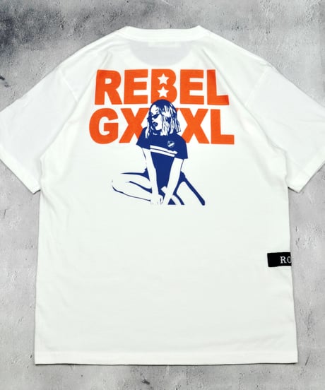 ROSÉ VINTAGE [TEE-White] REBEL GXXXL