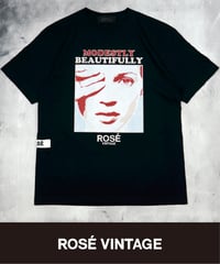 ROSÉ VINTAGE [TEE-BLACK] Kate
