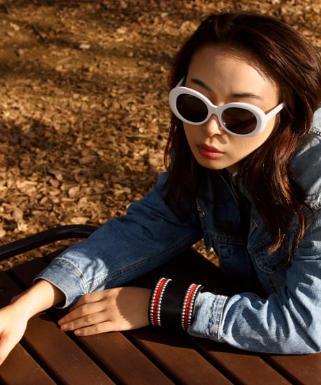【受注生産】DISCORDANCE [Bangle] Red LINE 70mm幅 - Black