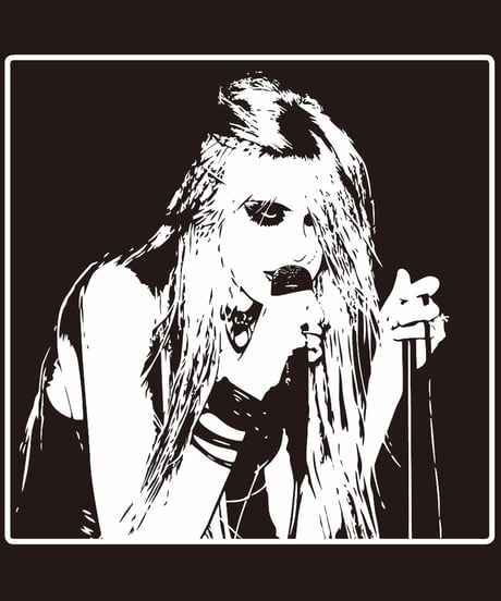 ROSÉ VINTAGE [TEE-BLACK] Taylor Momsen