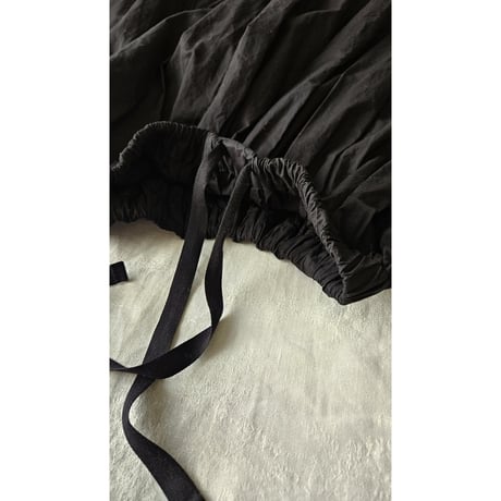 【即納】MAT BLACK アンティークスカラップレース ギャザースカート Antique scallopded race gather skirt
