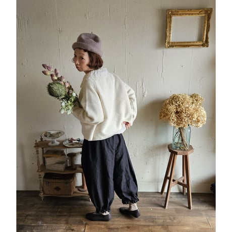 【Noir Black】ドロワーズパンツAntique doll Drawers pants