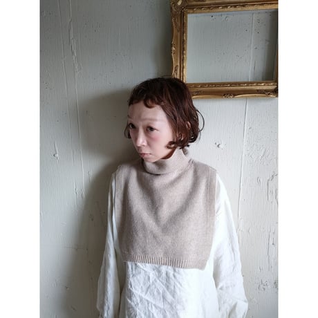 neck warmer "cape" ネックウォーマー ケープ ＨＡＵ ニットケープ ルームウエア