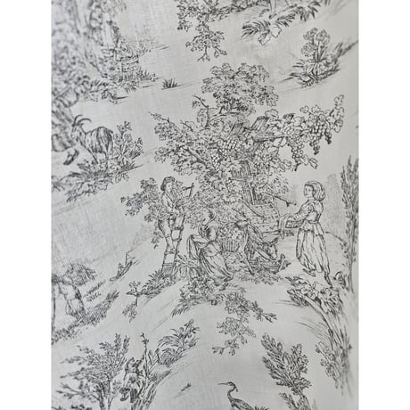 《送料無料》toile de jouy トワルドジュイ柄 ギャザーワンピース French cotton gather one piece