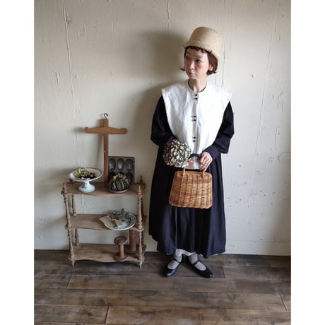 【即納】 Ｌ＆Ｈ まんまるトーク帽 バオハット ハンドメイド帽子 麦わら帽子 作家ハンドメイド帽子 ポイズエ ポイゼ