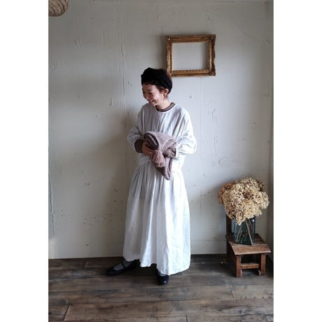 【Dark Black】Antique wash Linen cafe Tavern アンティークウォッシュリネンターバン リネンターバン カフェターバン