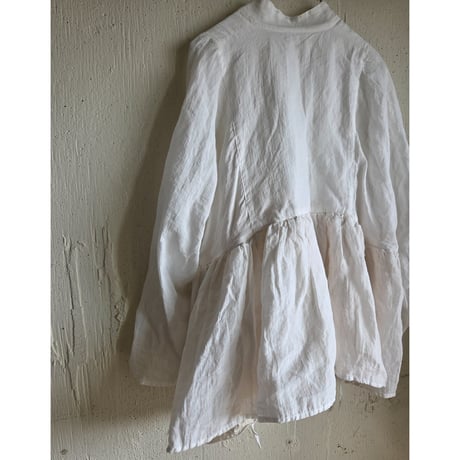【即納】《送料無料》リネンカシュクールジャケット　Linen cachecoeur Jacket