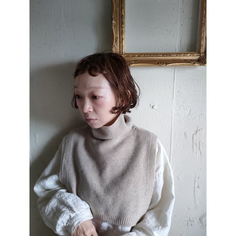 neck warmer "cape" ネックウォーマー ケープ ＨＡＵ ニットケープ ルームウエア