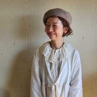 【即納】グレージュモカブラウンのバスクベレー帽　Vasque beret 《greige moca brown》