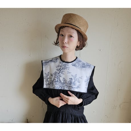 トワルドジュイ ヒミツのセーラーつけ襟 ゴブラン織り gobelin toile de jouy