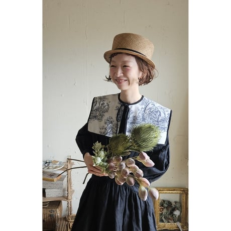 トワルドジュイ ヒミツのセーラーつけ襟 ゴブラン織り gobelin toile de jouy