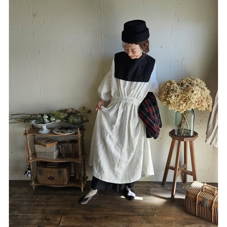【即納】MAT BLACK アンティークスカラップレース ギャザースカート Antique scallopded race gather skirt