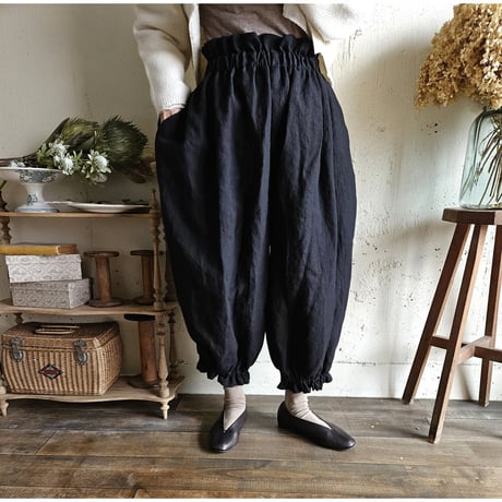 【Noir Black】ドロワーズパンツAntique doll Drawers pants