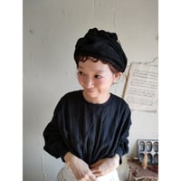 【Dark Black】Antique wash Linen cafe Tavern アンティークウォッシュリネンターバン リネンターバン カフェターバン