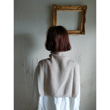 neck warmer "cape" ネックウォーマー ケープ ＨＡＵ ニットケープ ルームウエア