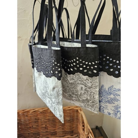 【即納】かくれんぼバッグ（トワルドジュイ柄） toile de jouy kakurenbo bag
