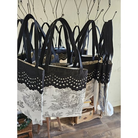 【即納】かくれんぼバッグ（トワルドジュイ柄） toile de jouy kakurenbo bag