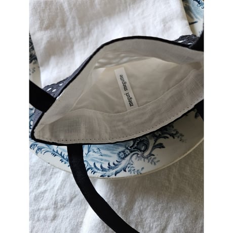【即納】かくれんぼバッグ（フレンチリネン）French linen kakurenbo bag