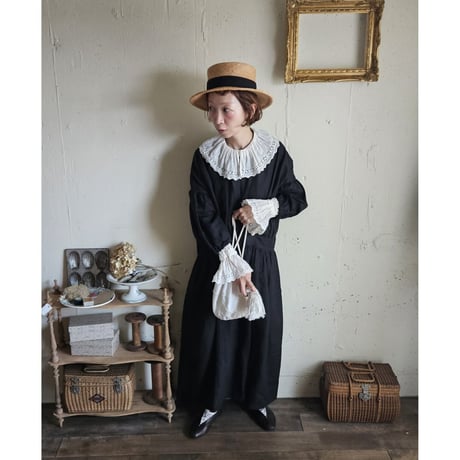 【即納】《Royal White》Antique Lace Blouse アンティークレースブラウス gauze