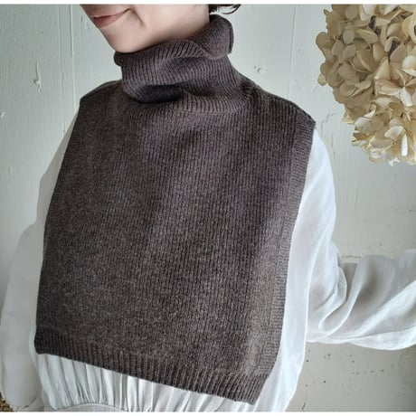 neck warmer "cape" ネックウォーマー ケープ ＨＡＵ ニットケープ ルームウエア