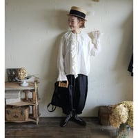 【即納】《Royal White》Antique Lace Blouse アンティークレースブラウス gauze