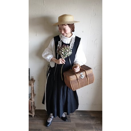 【即納】LILLIAN Straw Hat リリアン ストローハット 麦わら帽子 帽子作家 作家ハンドメイド帽子 ポイズエ ポイゼ