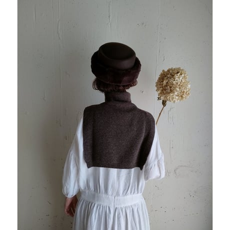 neck warmer "cape" ネックウォーマー ケープ ＨＡＵ ニットケープ ルームウエア