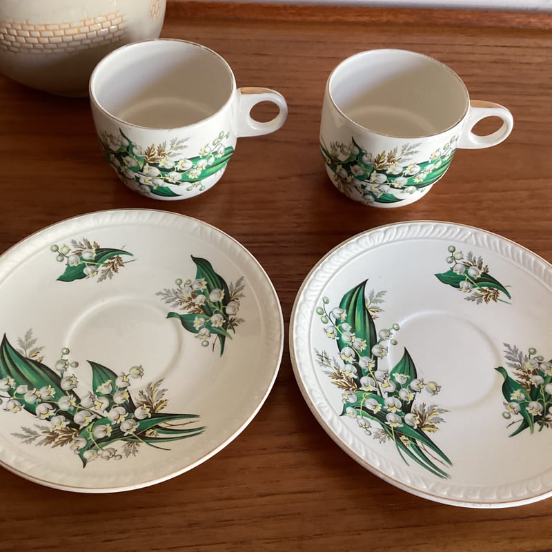 Brexton England Lily of the valley Cup & Sauce